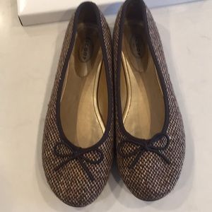 Ballet flats by Scoop NYC size 10 tweed